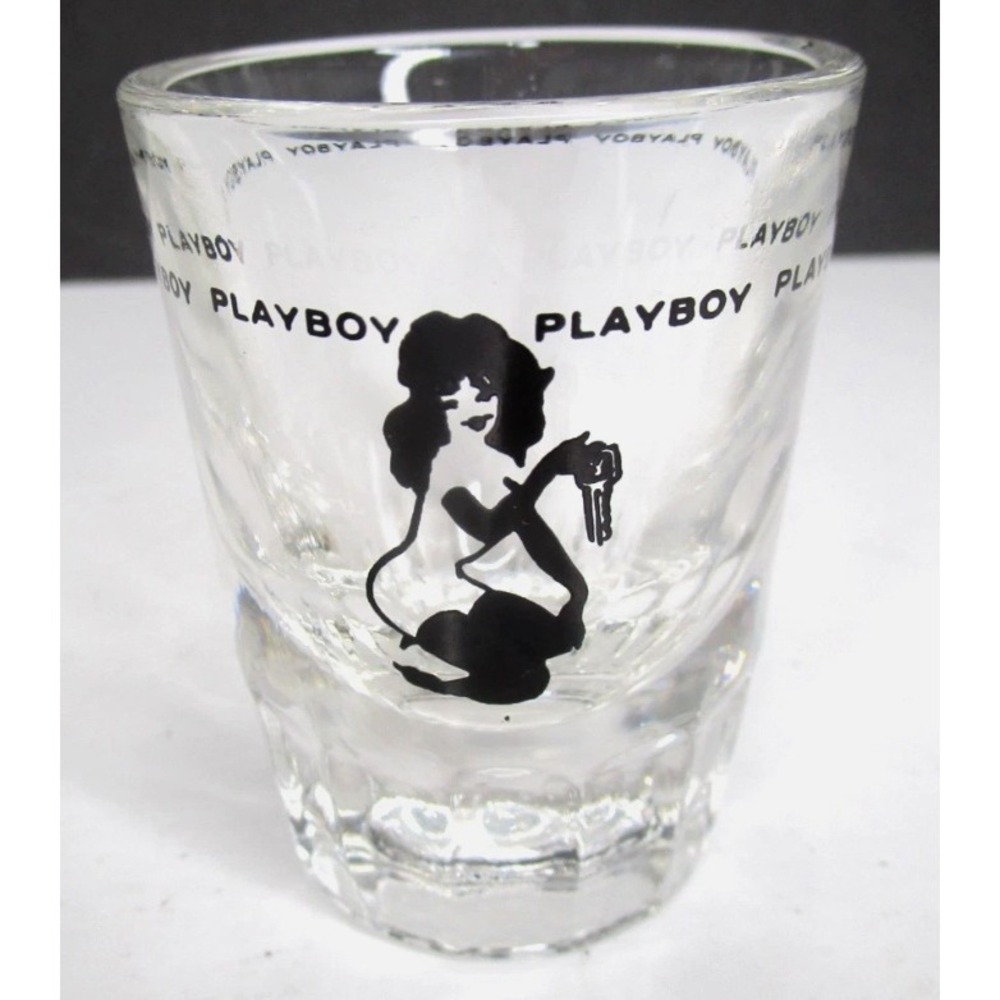 Vintage Playboy Shot Glass from the Lake Geneva Playboy Club‎